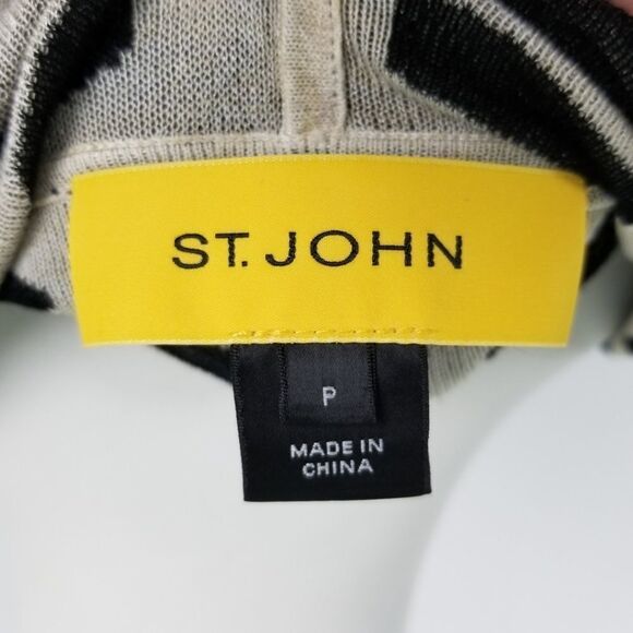 St John Waterfall Open Front Cardigan Sweater XS - Picture 5 of 6